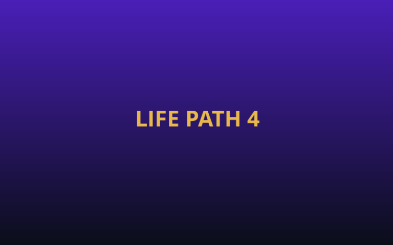 Life Path 4 — Why You Build to Last