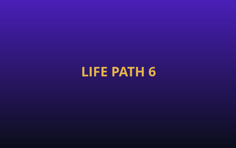 Life Path 6 — Why You Always Notice What People Need