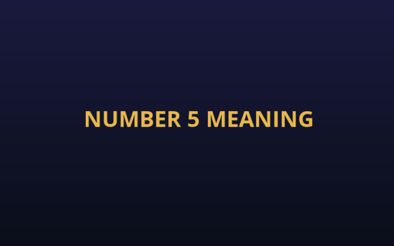 Number 5 in Numerology — What It Means