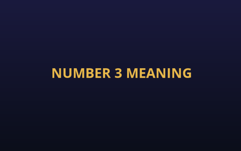 Number 3 in Numerology — What It Means